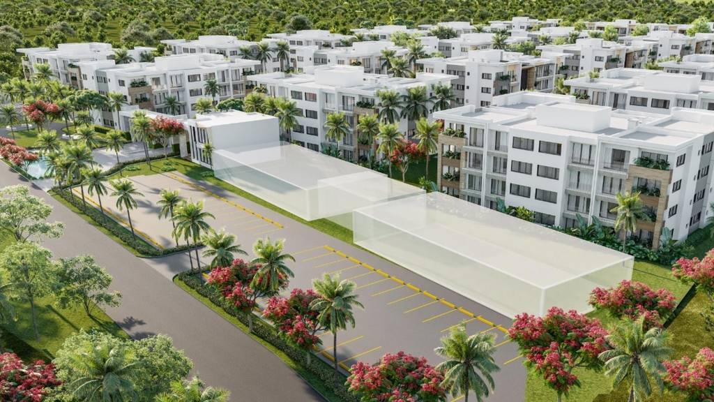 Apartamentos en Punta Cana en residencial cerrado a pocos minutos del Downtown Punta Cana