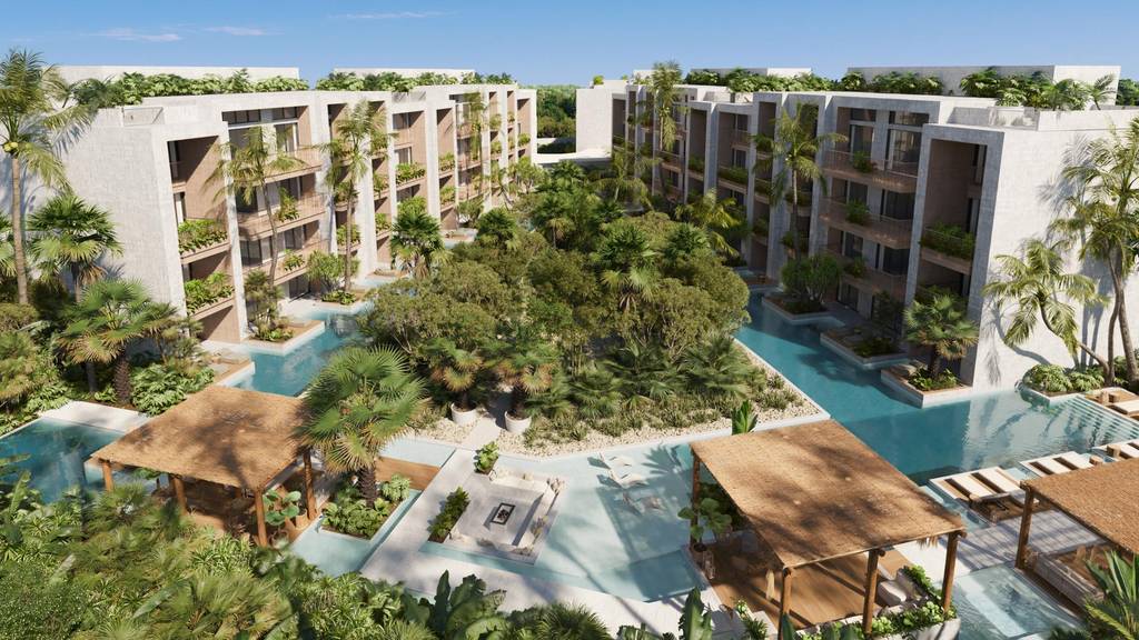 Apartamentos con programa de rentas en Downtown Punta Cana